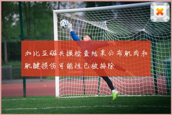 加比亚磁共振检查结果公布肌肉和肌腱损伤可能性已被排除